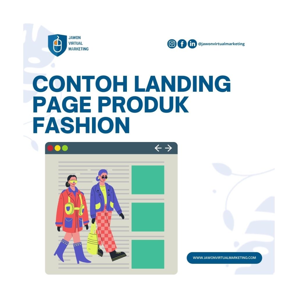 Contoh Landing Page Produk Fashion