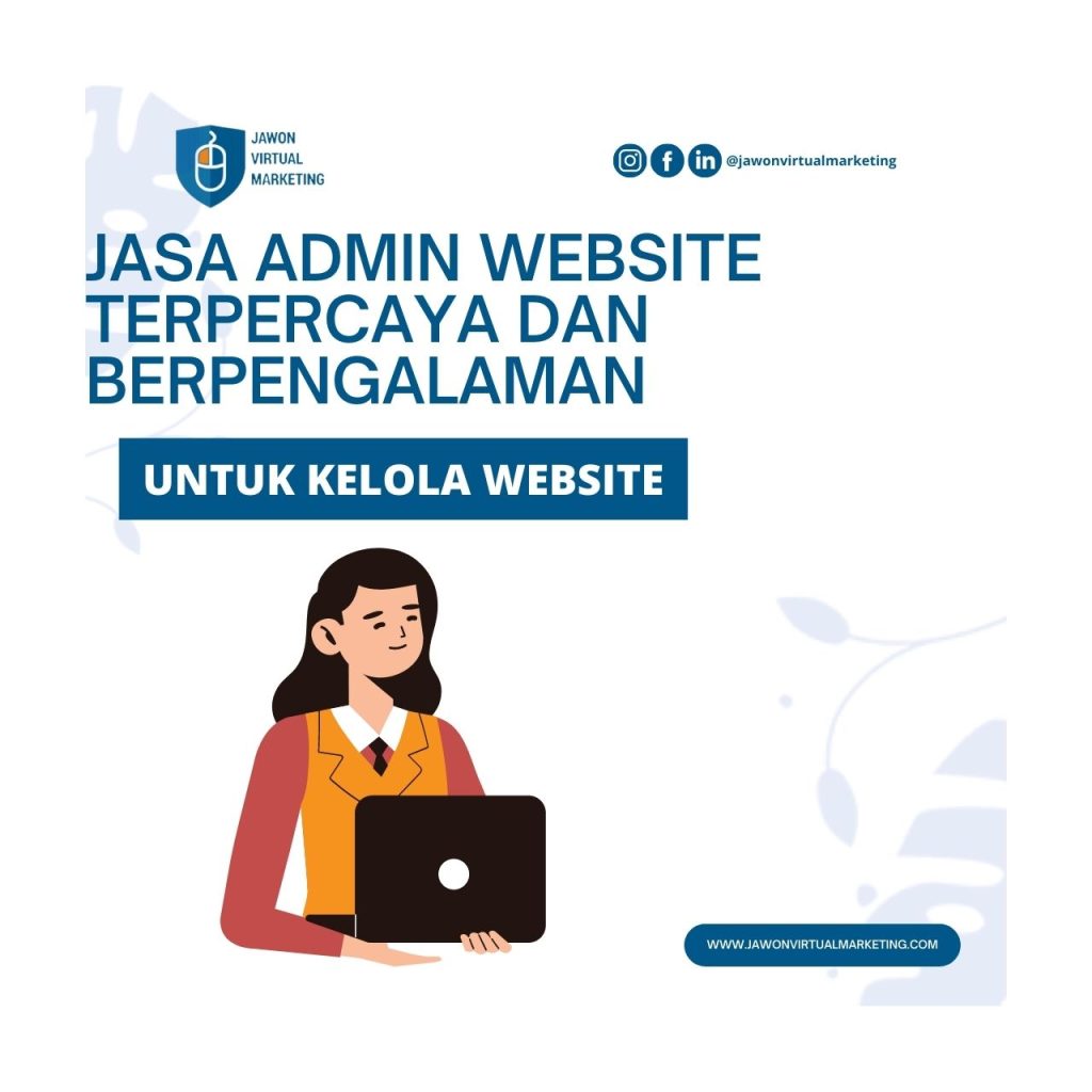 Jasa Admin Website Terpercaya dan Berpengalaman