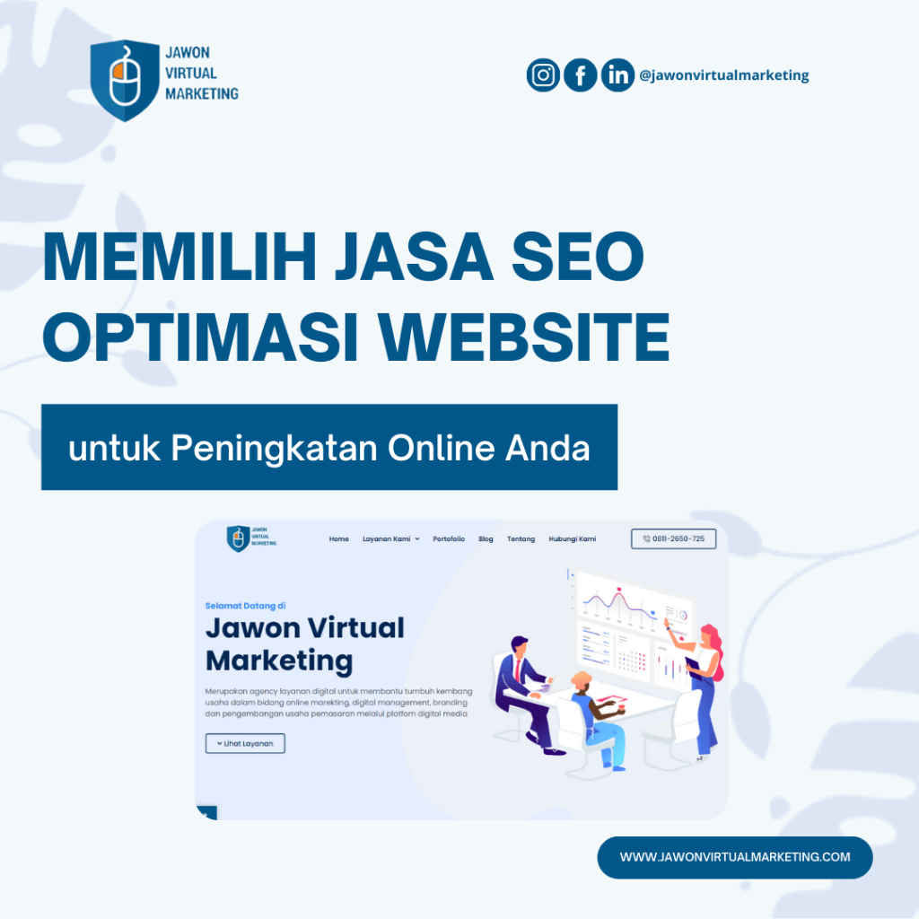 Memilih Jasa SEO Optimasi Website