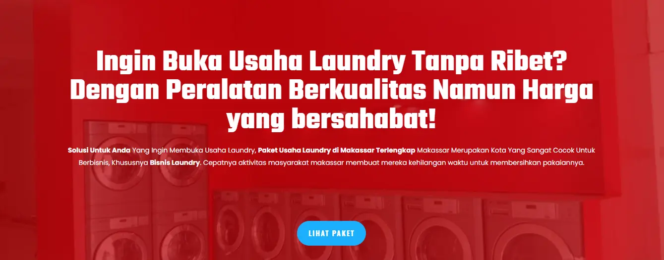 Pusat Kebutuhan Laundry Makassar